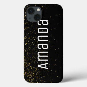 Funda Para iPhone 13 Manchado de oro