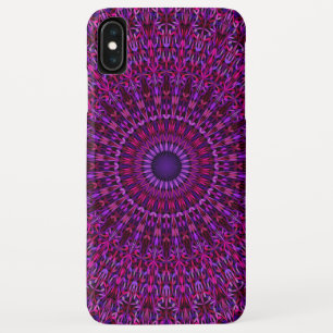 Funda Para iPhone XS Max Mandala adornada púrpura
