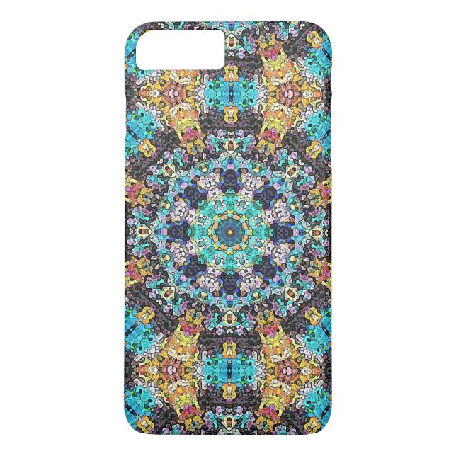 Funda De Case-Mate Para iPhone Mandala color gris (Reverso)