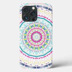Funda Para iPhone 13 Pro mandala colorida