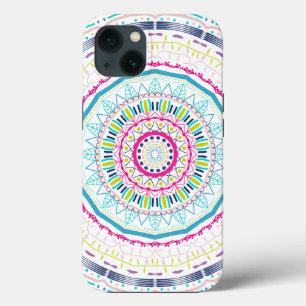 Funda Para iPhone 13 mandala colorida