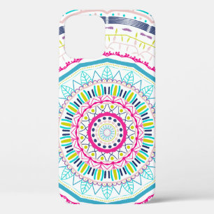 Funda Para iPhone 12 mandala colorido