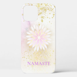Funda Para iPhone 12 *~* Mandala Dahlia Pastel Lavender Peach AP2