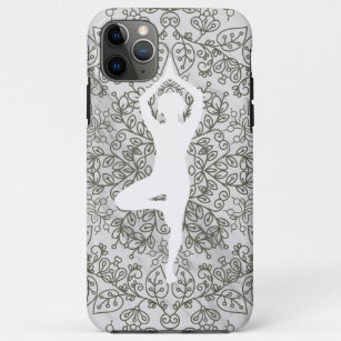 Funda Para iPhone 11 Pro Max Mandala de la actitud de la yoga