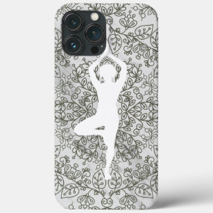Funda Para iPhone 13 Pro Max Mandala de la actitud de la yoga