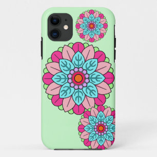Funda Para iPhone 11 Mandala de la flor