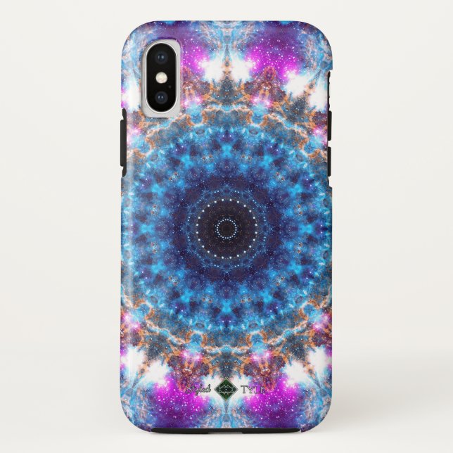 Funda De Case-Mate Para iPhone Mandala de la nebulosa (Reverso)