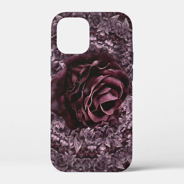 Funda De Case-Mate Para iPhone Mandala de rosa  (Reverso )