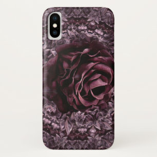 Funda Para iPhone X Mandala de rosa 