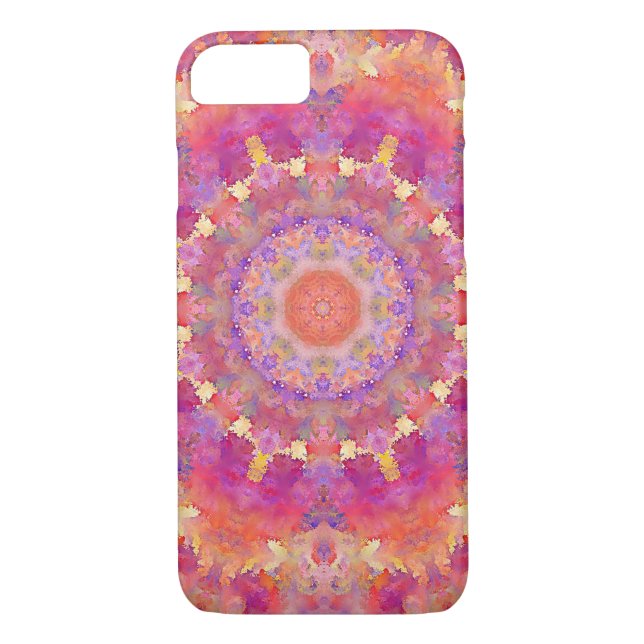 Funda De Case-Mate Para iPhone Mandala del aguazo (Reverso)