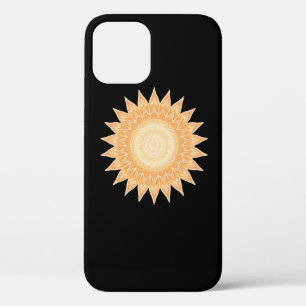 Funda Para iPhone 12 "Mandala del girasol dorado - la luz dentro de ti"