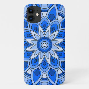 Funda Para iPhone 11 Mandala en azul