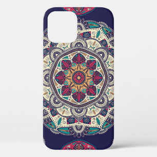 Funda Para iPhone 12 Mandala floral: la intemperie ornamental sin costu