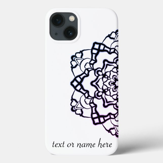 Funda De Case-Mate Para iPhone Mandala personalizado  (Reverso)