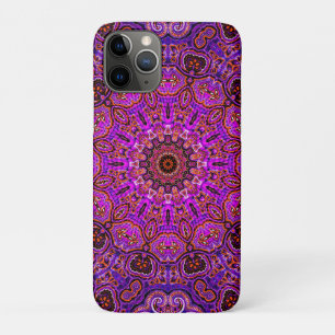 Funda Para iPhone 11 Pro Mándala Rosa Caliente