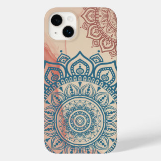 Funda Para iPhone 14 Plus De Case-Mate Mandala verde azulada