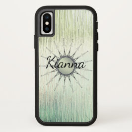 Funda Para iPhone 13 Mandala vintage sobre vidrio escarchado de Minty  