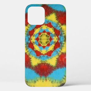 Funda Para iPhone 12 Mandala Wheel Tie Dye