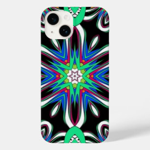 Funda Para iPhone 14 De Case-Mate Mandalas de Floración Eléctrica