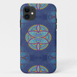 Funda Para iPhone 11 Mandalas sobre el diseño de repetición de la Marin