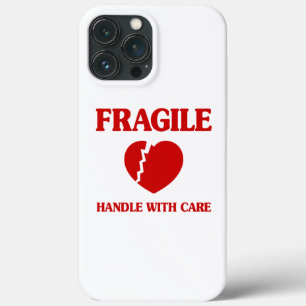 Funda Para iPhone 13 Pro Max Manejo frágil del corazón con cuidado