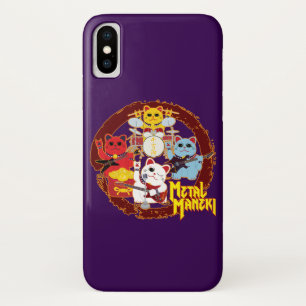Funda Para iPhone X Maneki metalizado