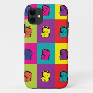 Funda Para iPhone 11 Maneki Neko Kitty Pop Art