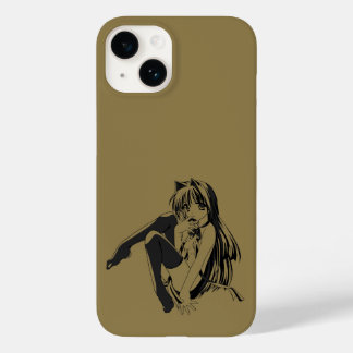 Funda Para iPhone 14 De Case-Mate Manga, Gato Chica Gato Furry Kawaii Loli