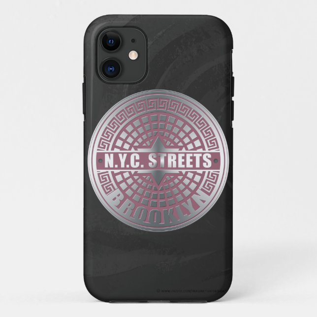 Funda De Case-Mate Para iPhone Manhole Covers Brooklyn (Reverso)
