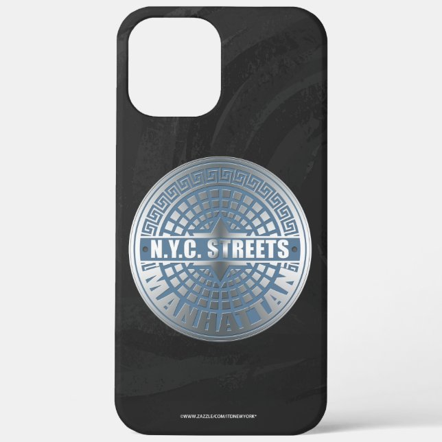 Funda De Case-Mate Para iPhone Manhole Covers Manhattan (Reverso )