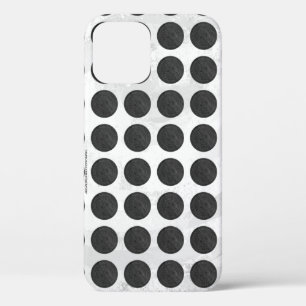 Funda Para iPhone 12 Manhole Cubre Mármol Negro
