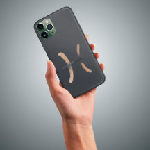 Manly Graphite Pisces Zodiac Rótulo