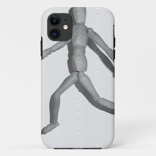 Funda De Case-Mate Para iPhone Mannequina humana de madera (Reverso)