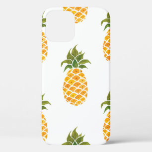 Funda Para iPhone 12 Mano acuarela pintada con frutos exóticos marinero