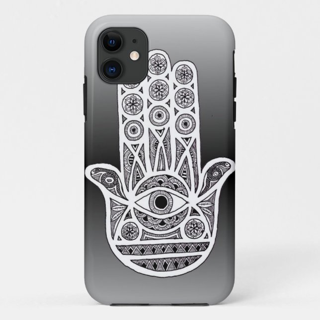 Funda De Case-Mate Para iPhone Mano de Hamsa (Reverso)