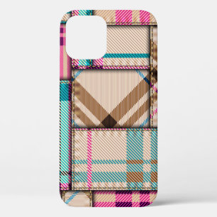 Funda Para iPhone 12 Mano De Obra De Mano, Fondo Vintage De Seamless.