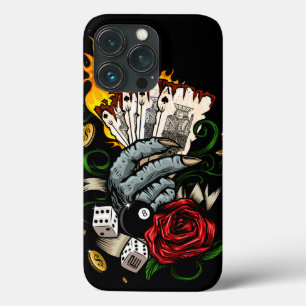 Funda Para iPhone 13 Pro Mano De Tarjetas