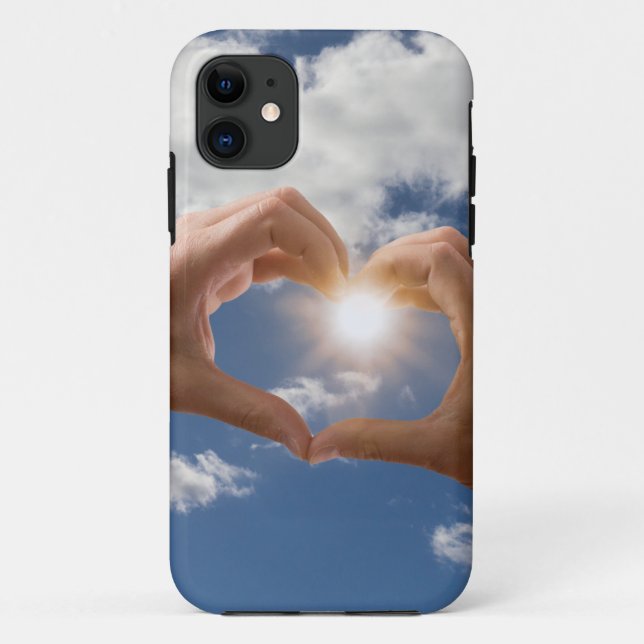 Funda De Case-Mate Para iPhone Manos de amor (Reverso)