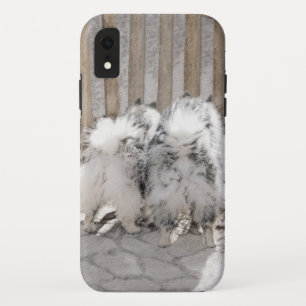 Funda Para iPhone XR Manos en la pintura de la puerta - Arte original d