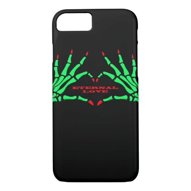 Funda De Case-Mate Para iPhone Manos Skeleton - Halloween divertida (Reverso)