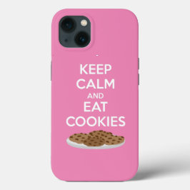 Funda Para iPhone 13 Mantén la calma y come el estuche de teléfono de l