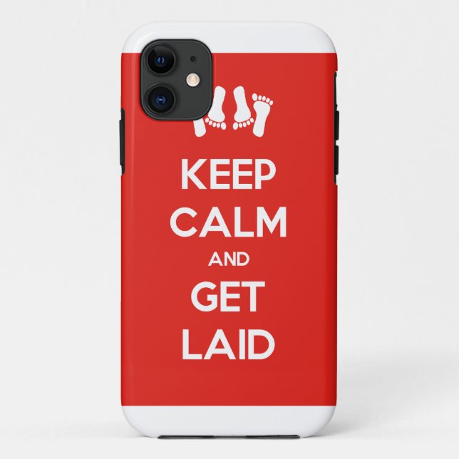 Funda De Case-Mate Para iPhone Mantén la calma y consigue ayuda (Reverso)