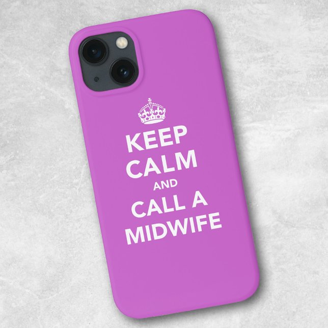 Funda De Case-Mate Para iPhone Mantén la Calma y Llama a una Partera (Subido por el creador)