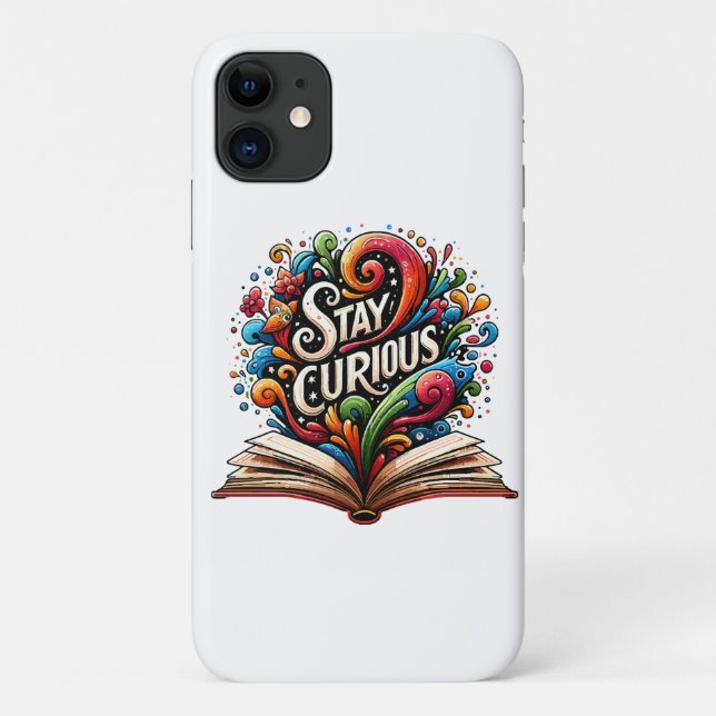 Funda De Case-Mate Para iPhone Mantén la curiosidad (Reverso)