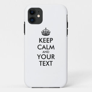 FUNDA PARA iPhone 11 MANTENER CALMA Y EL TEXTO