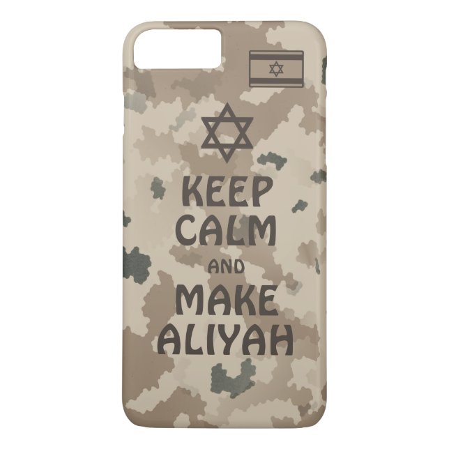 Funda De Case-Mate Para iPhone Mantener La Calle Y Hacer Aliyah - Desierto (Reverso)
