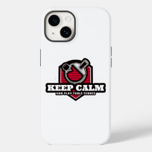 Funda Para iPhone 14 De Case-Mate Mantener La Calle Y Jugar Tenis De Mesa