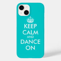 Mantener la calma y bailar en el funda del iPhone 