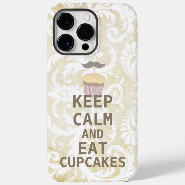 Funda De Case-Mate Para iPhone MANTENER LA CALMA Y COMER Pasteles (Reverso )