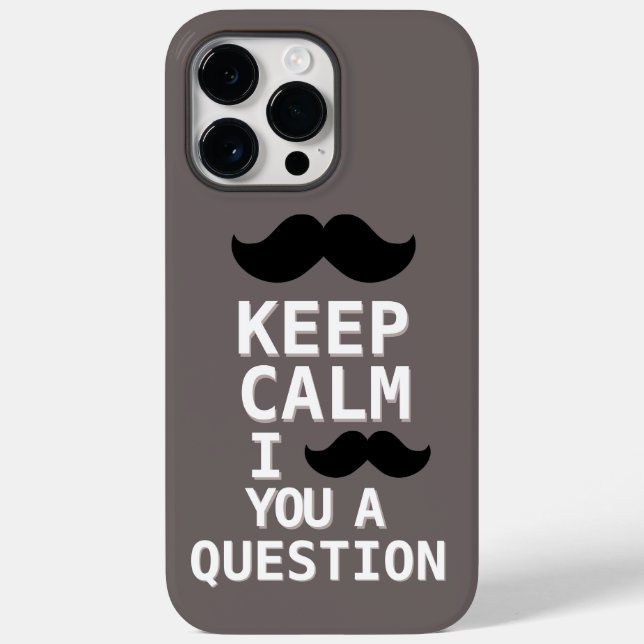 Funda De Case-Mate Para iPhone MANTENER LA CALMA Y COMER Pasteles (Reverso )